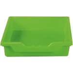 Set aus 4xErgo Tray Box M mit Montageschienen, Limonengrün, aus schwer entflammbarem Kunststoff 